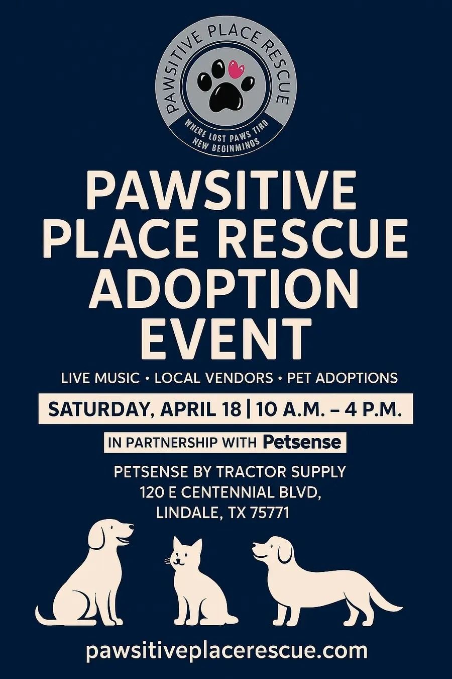 PPR Adoption Event Petsense Lindale April 18